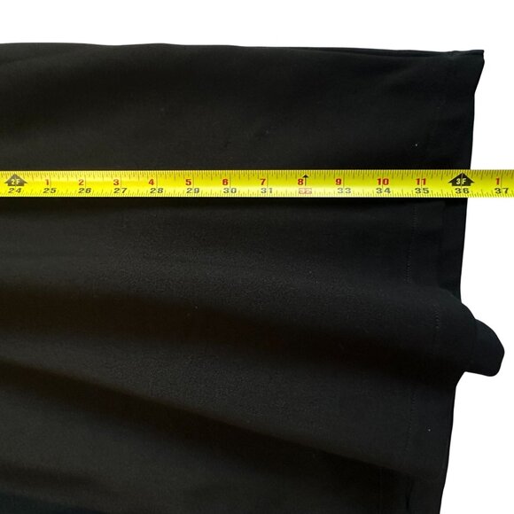 Karen Millen Black With Orange Stripe Trim Mini Jersey Dress Long Sleeve US 10 - Picture 5 of 11